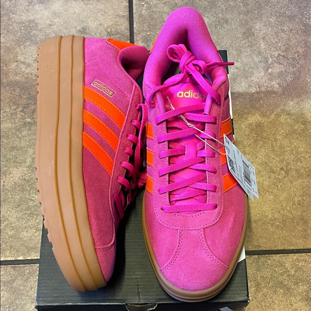 NWT Adidas VL Court Bold Sneakers